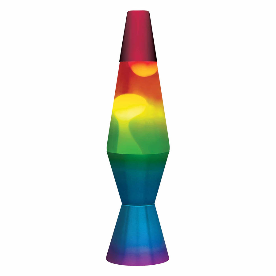 11.5″ LAVA LAMP RAINBOW – WHITE/TRICOLOR M7