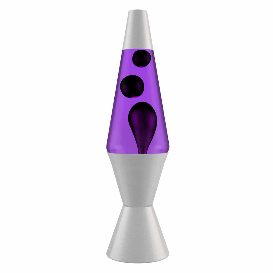 14.5’’ LAVA LAMP – BLACK & PURPLE U7