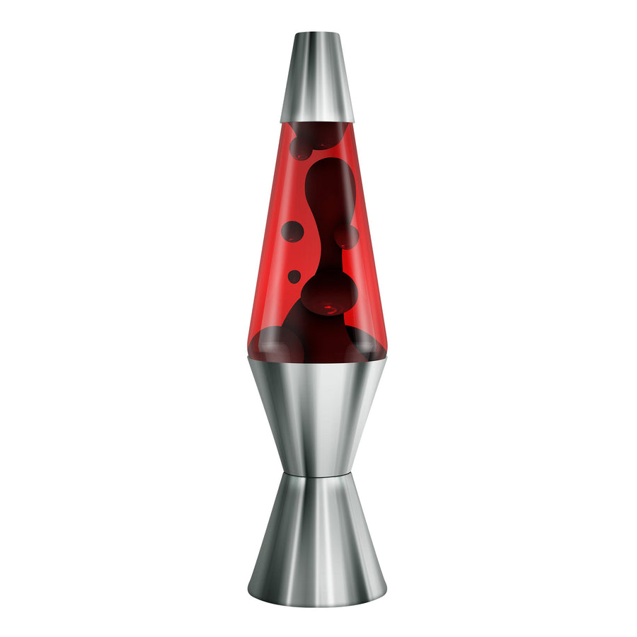 14.5″ LAVA LAMP CHROME PLATED CRIMSON Y4