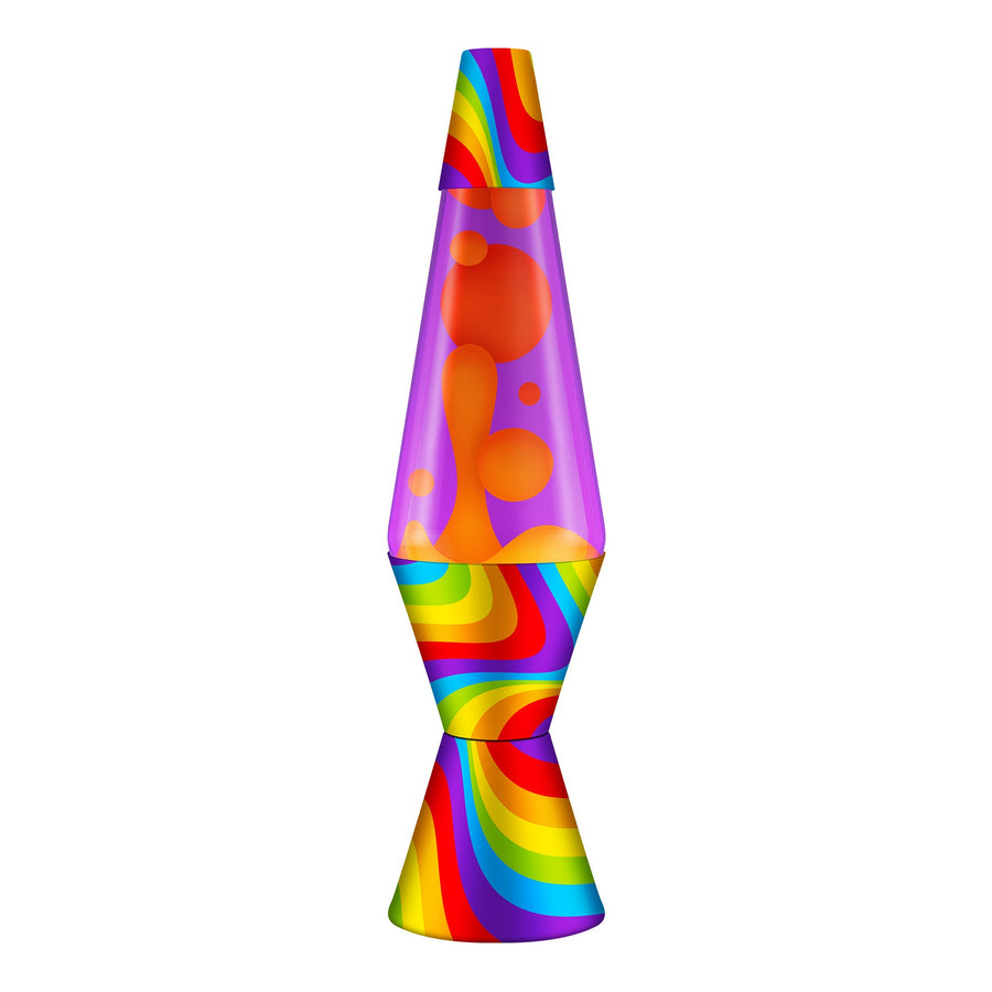 14.5″ LAVA LAMP FLOWING COLOR BANDS E1