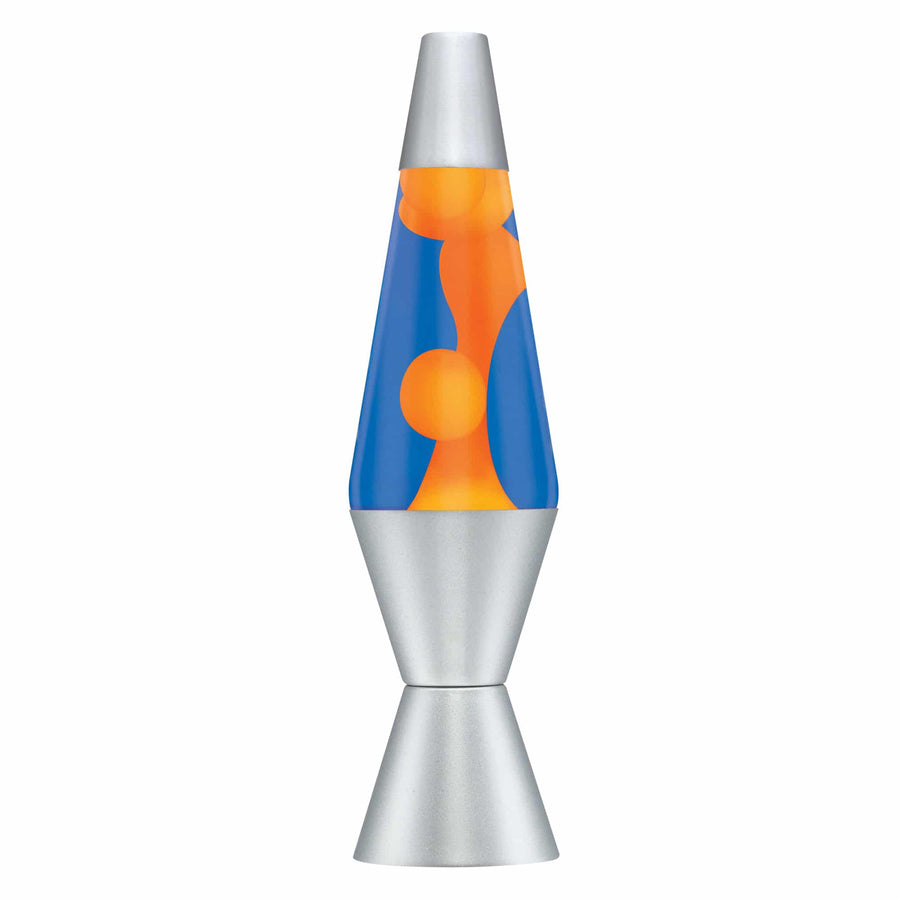14.5” LAVA LAMP – ORANGE/BLUE/SILVER O0