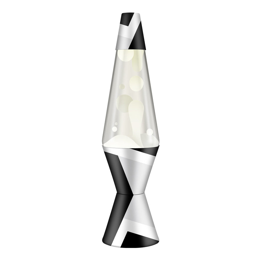 14.5″ LAVA LAMP POLYGONAL WHITE TONE E7