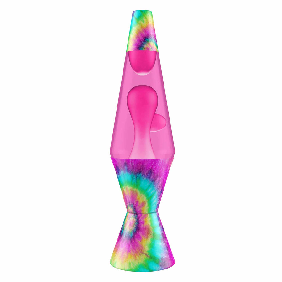 14.5″ LAVA LAMP – TIE DYE PINK SPIRAL M5