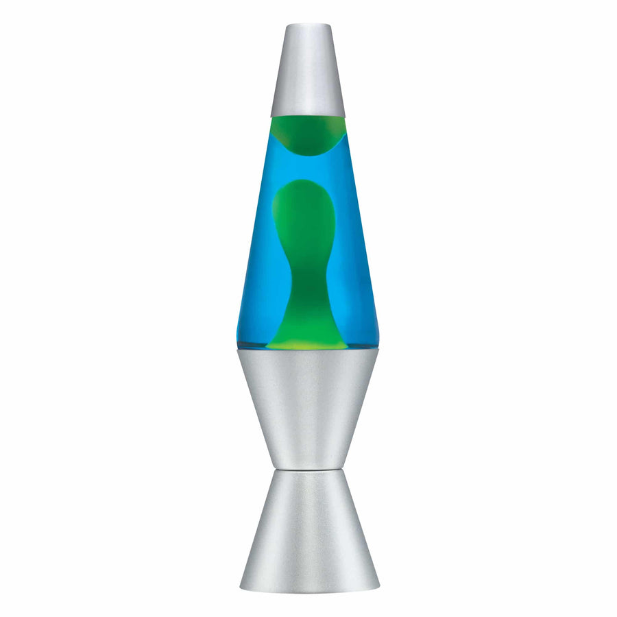 14.5” LAVA LAMP – YELLOW/BLUE/SILVER Z1