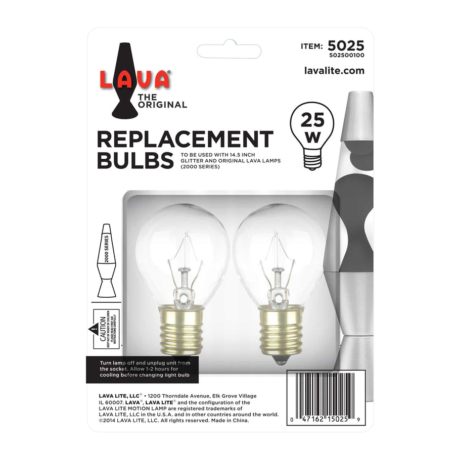25W LAVA LAMP LIGHT BULB W/TRAY N8