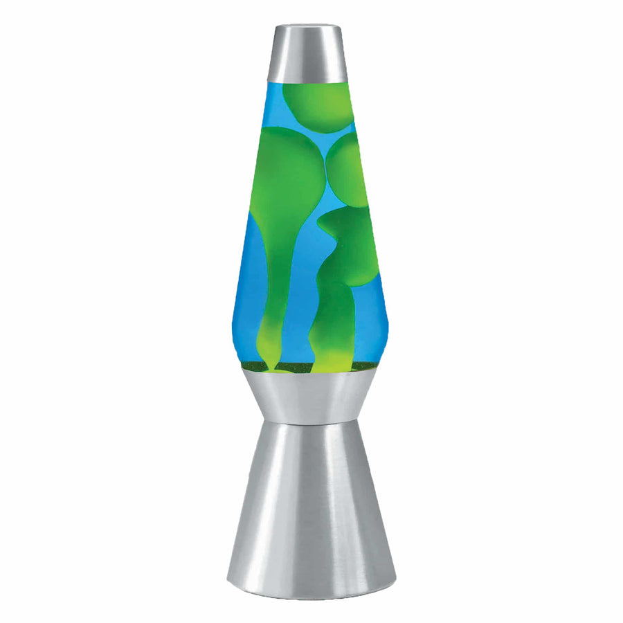 27″ LAVA LAMP GRANDE – YELLOW/BLUE/SILVER Q5